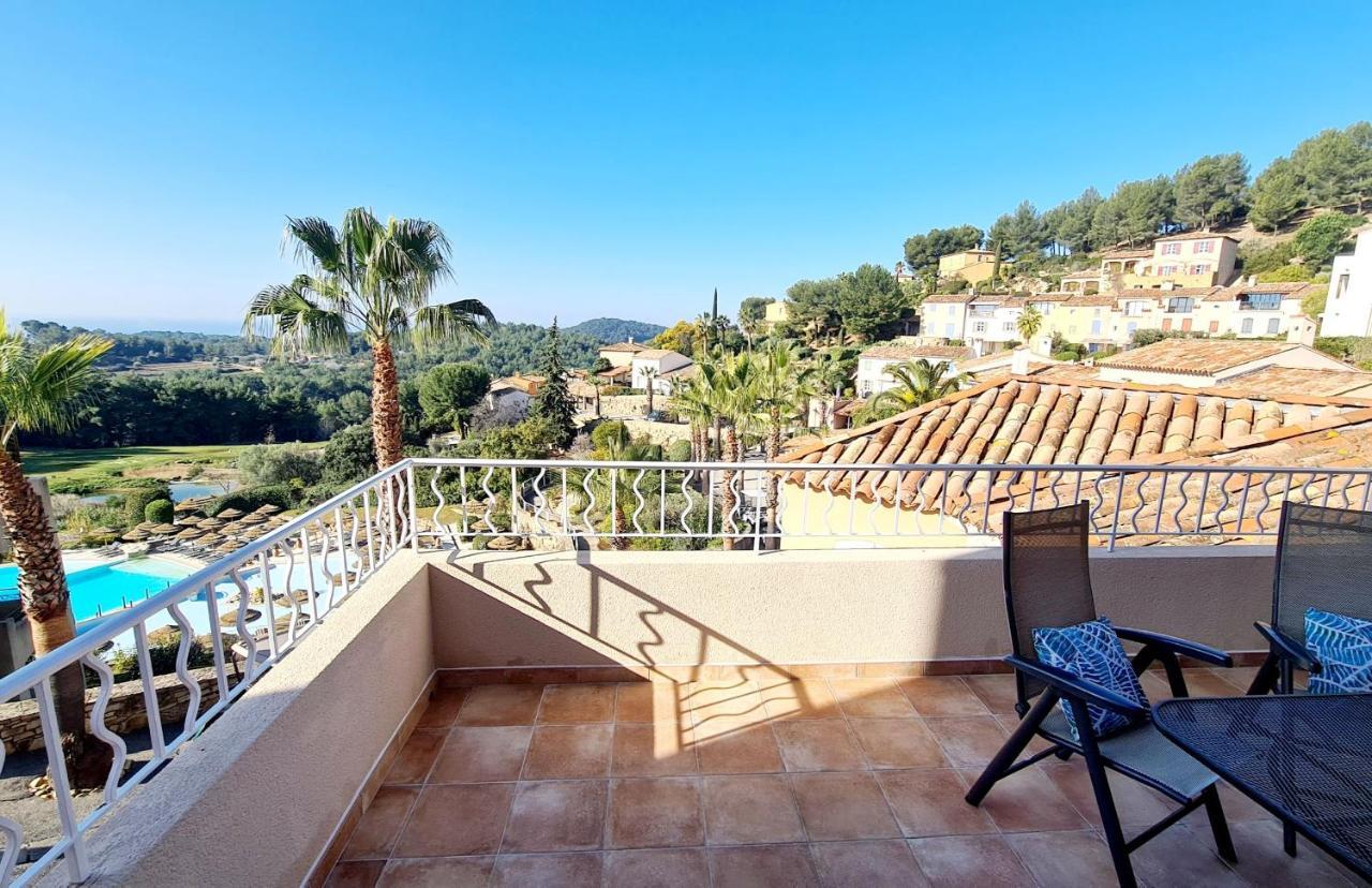 Hameau Des Amandiers Vue Mer - Piscine, Golf Et Tennis Prive Saint-Cyr-sur-Mer Exterior foto